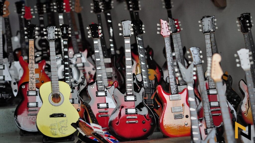 image showing many different guitar body shapes as we discover does guitar body shape affect tone