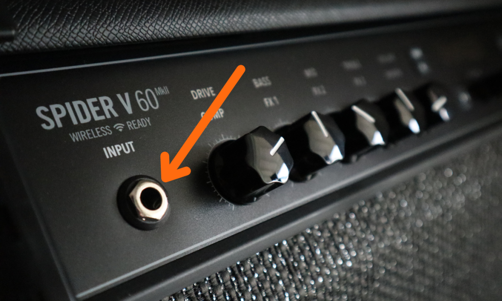 image reveals where you Can You Plug A Bass when using a Guitar Amp