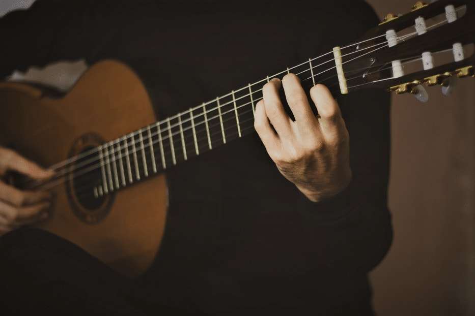 image showing a classical guitar for small hands