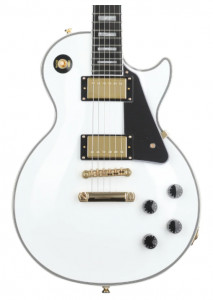image displays Epiphone Les Paul Custom