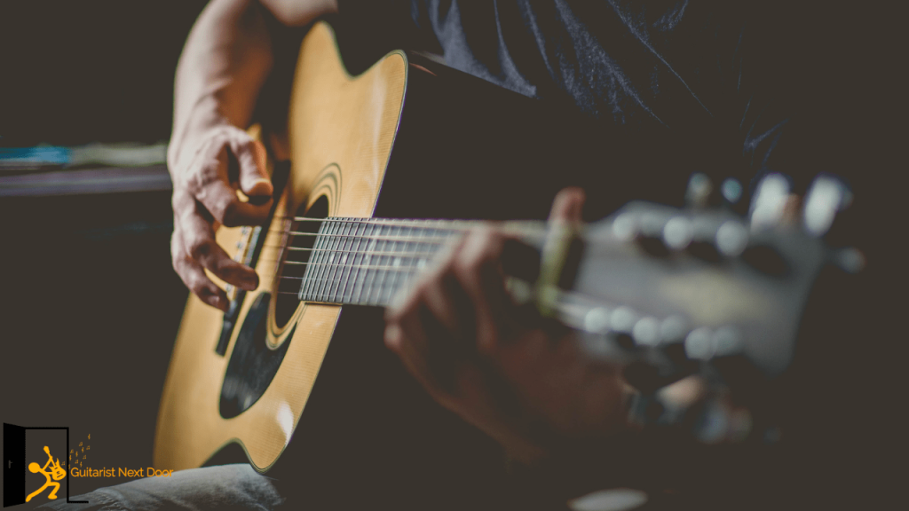 displays a great acoustic guitar costing under $400