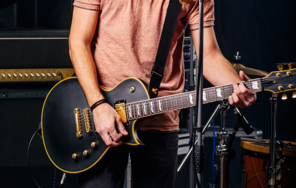 displays one of the Best Guitar For Trash Metal