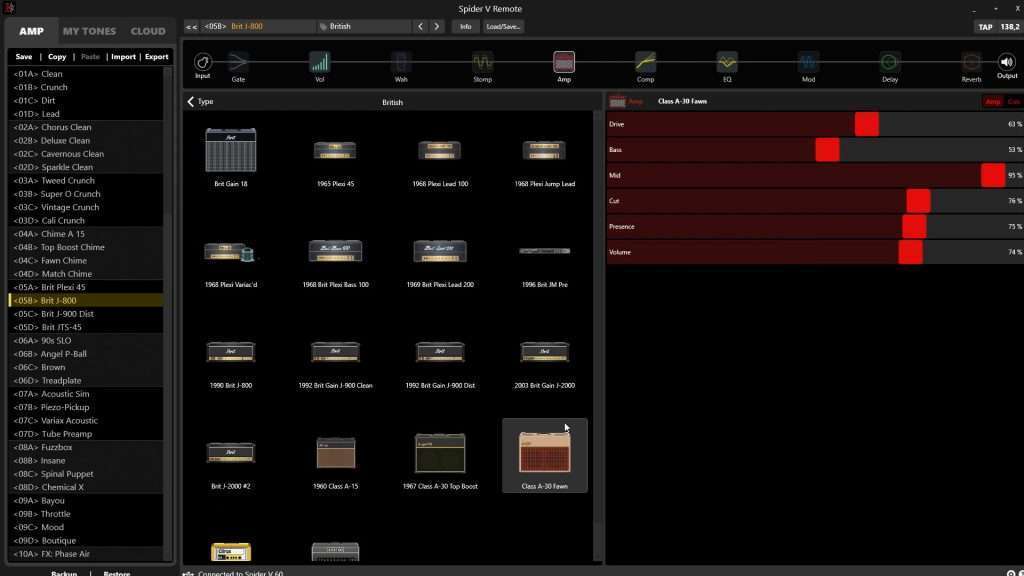 image displays Spider V Remote