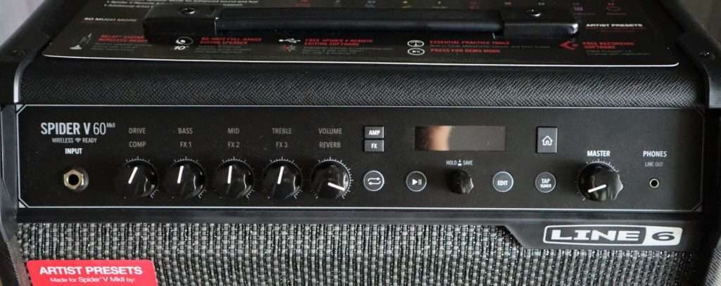 photo reveals line 6 spider V 60 features