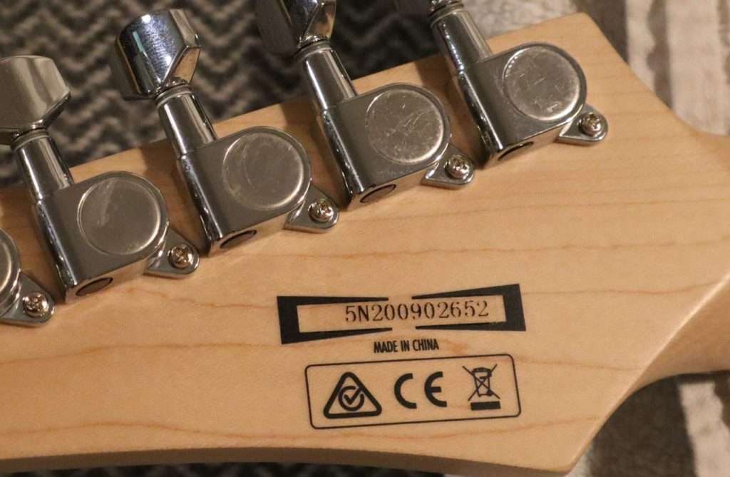 image displays where ibanez guitars are made