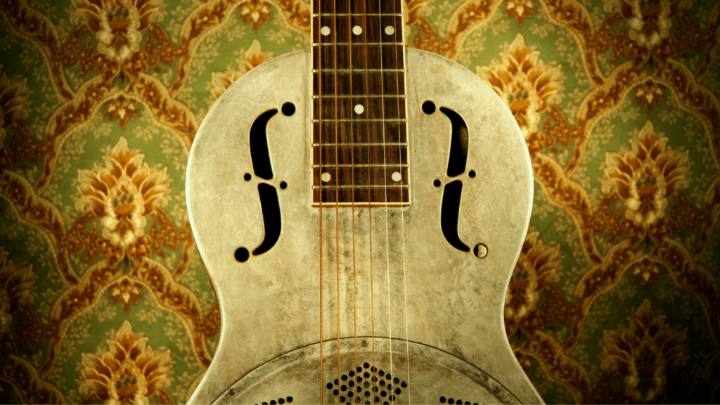 displays a Resonator Guitar