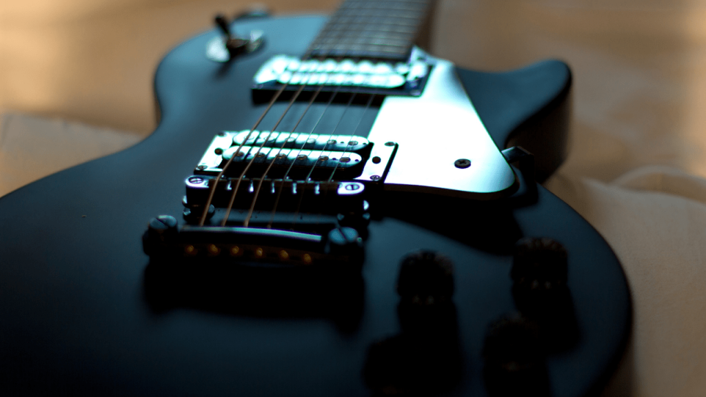 image displays a Cheap Gibson Guitar