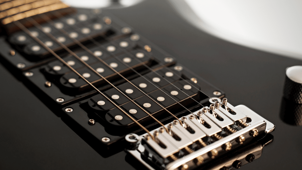 displays a guitar with Guitars With 3 Humbuckers