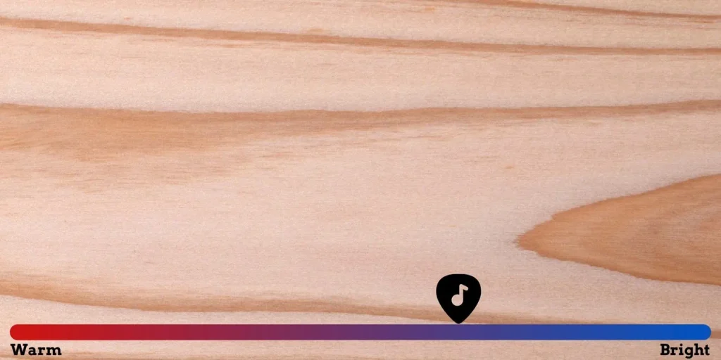 Displays a cedar tonewood