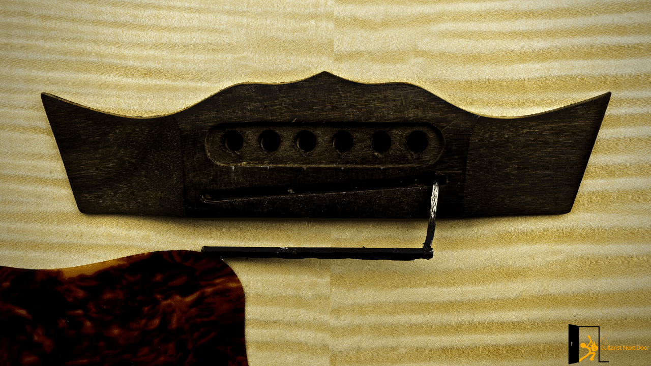 displays Under saddle Piezo Pickup for acoustic guitar