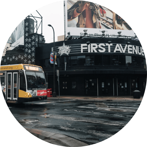 Displays First Avenue Rock Venue, Minneapolis