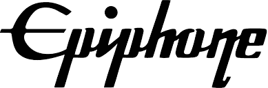 logo for one of our best acoustic guitar brand runners-up - epiphone