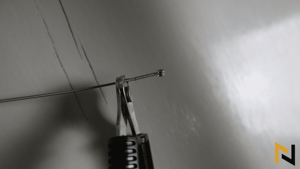 clipping off the ball ends to fit in your floyd rose floating bridge