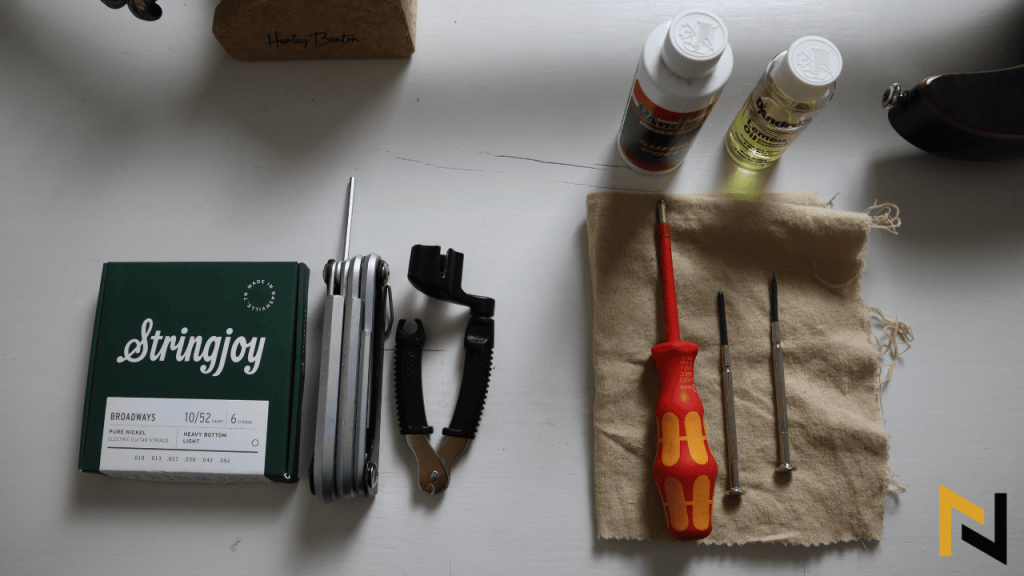 Equipment checklist for how to restring floyd rose