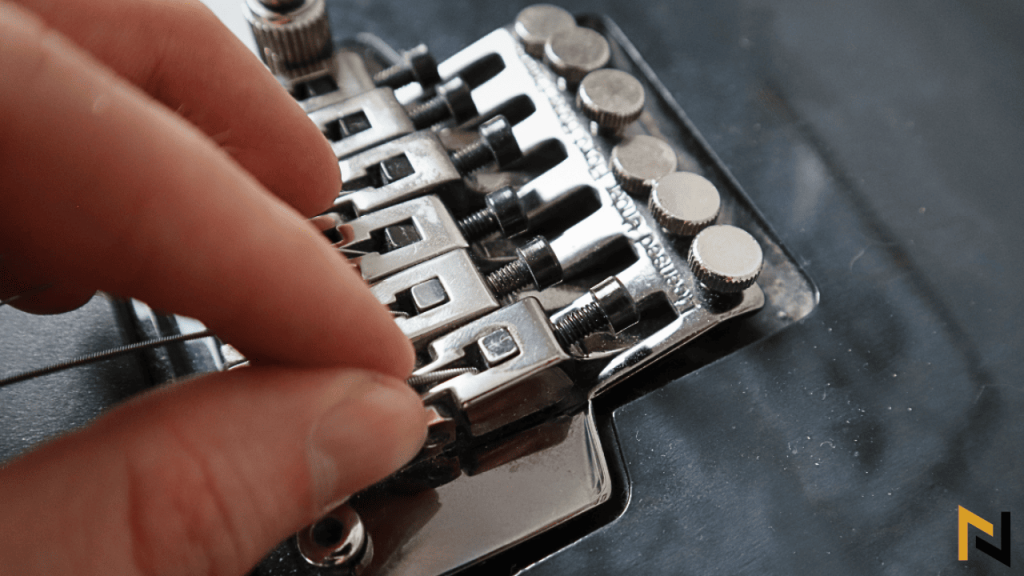 how to restring your floyd rose floating bridge system
