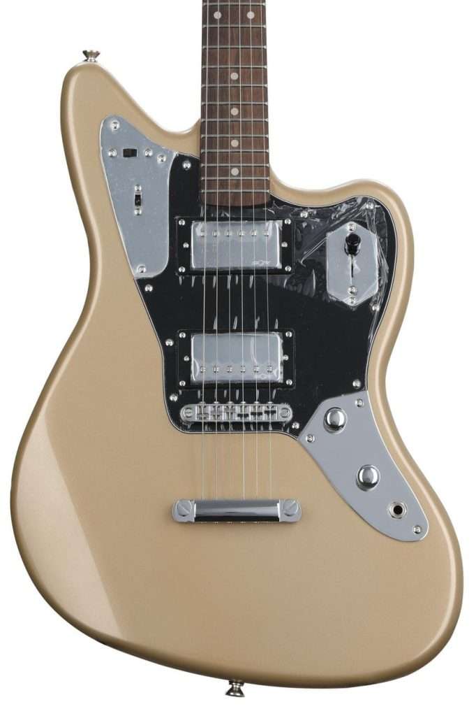 Squier Contemporary Jaguar Twin Humbucker ST - Shoreline Gold
