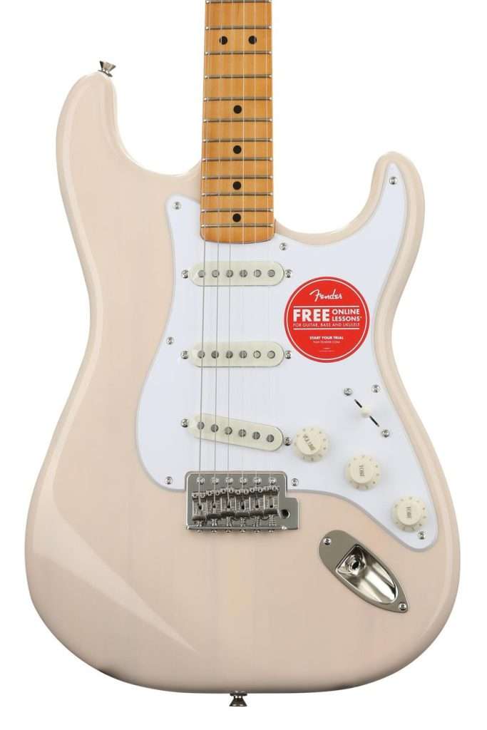 Squier Classic Vibe 50s Stratocaster, White Blonde