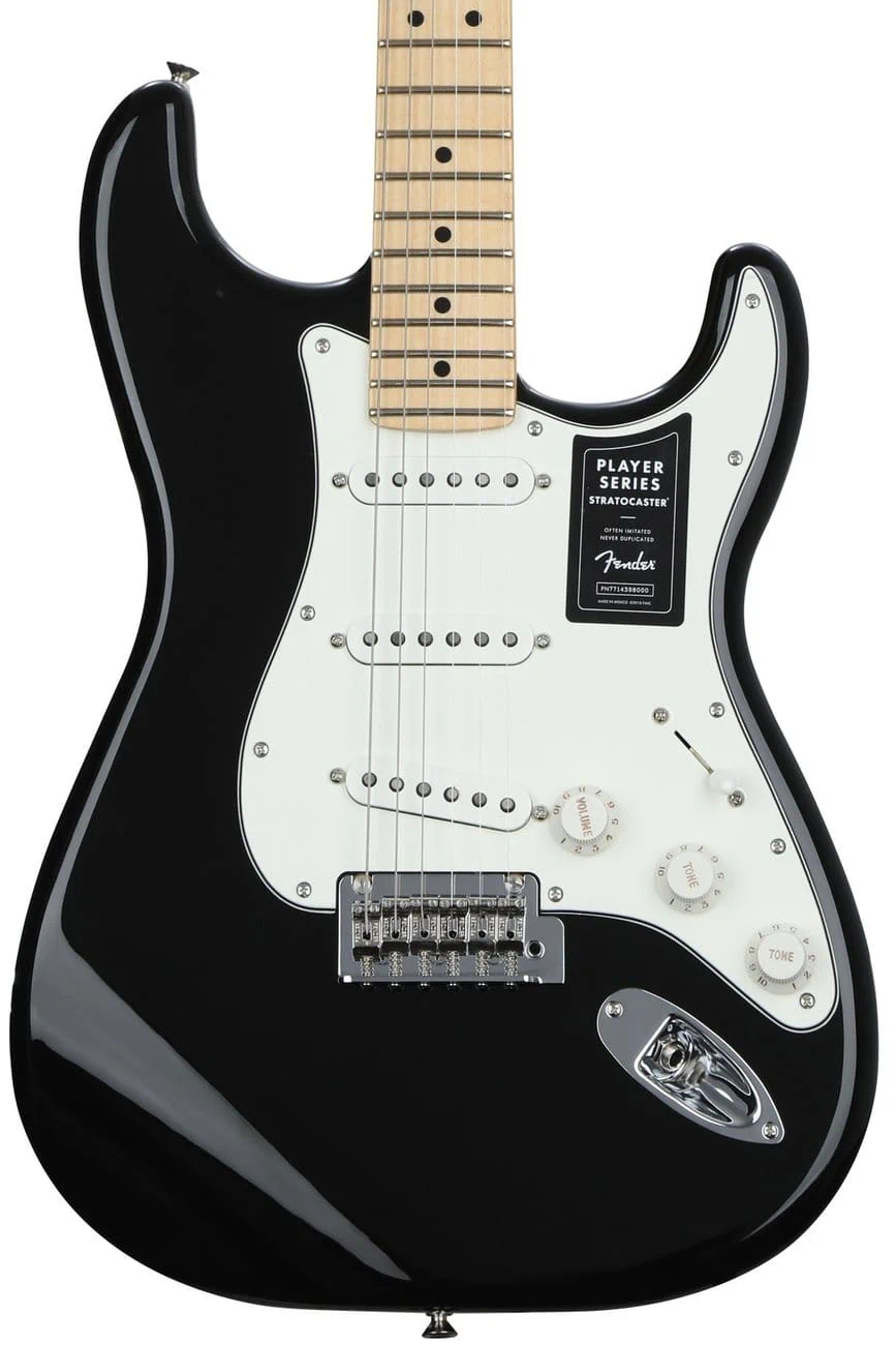 Fender Player Stratocaster - Black with Maple Fingerboard
