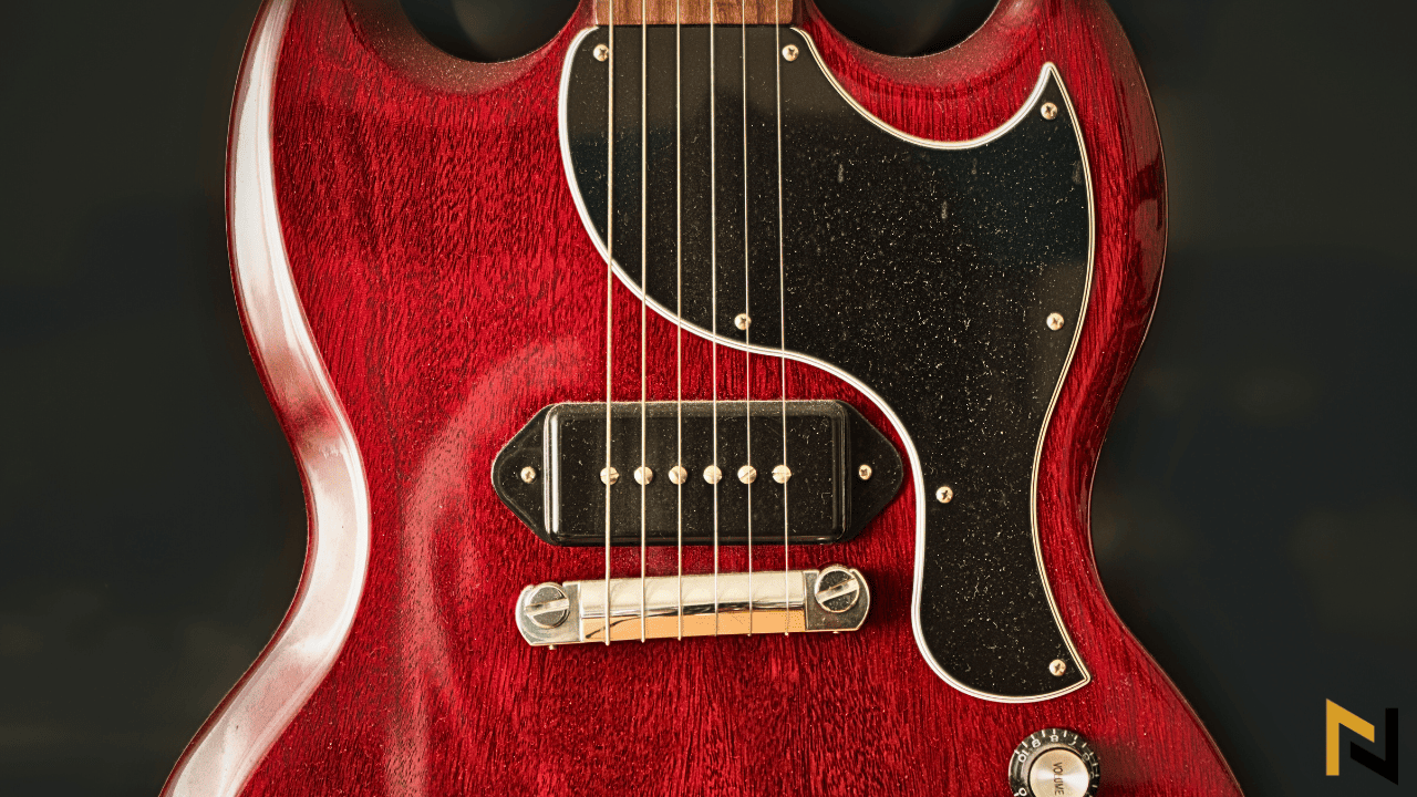 What are P90 Pickups? p90 pickup in Gibson SG electric guitar