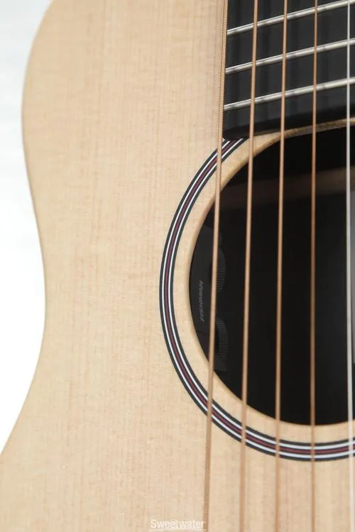 Fishman Sonitone peeping out from the Little Martin