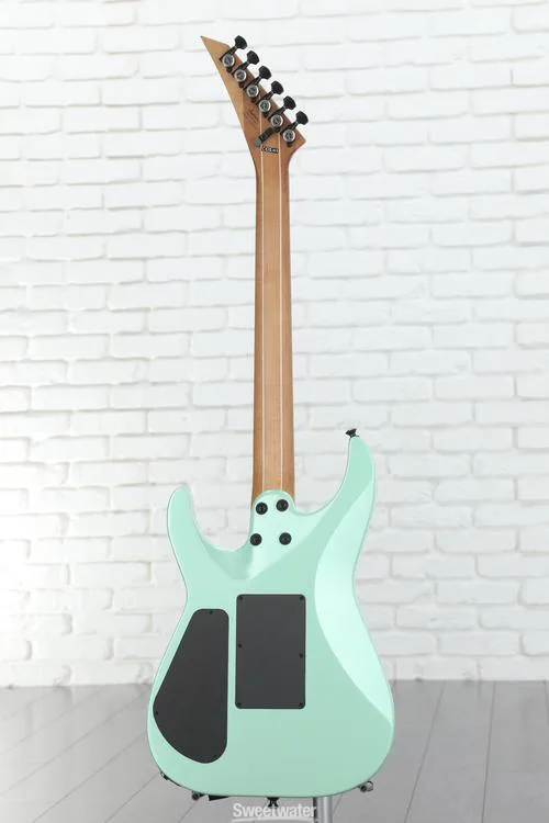 image of the Jackson American Series Virtuoso Electric Guitar Showing the Jackson Speed Neck