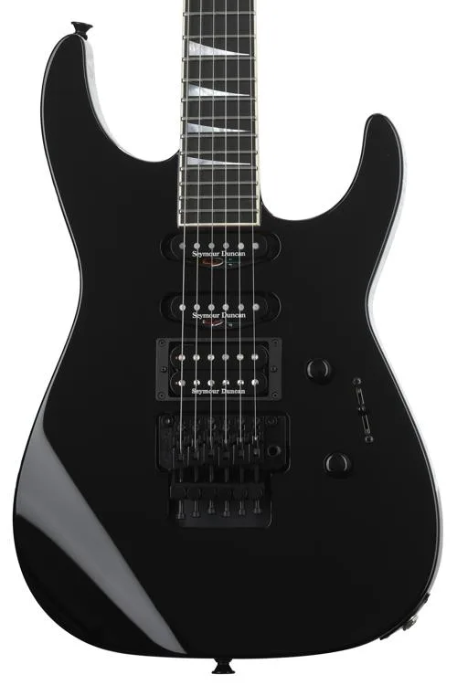 image showing our best premium Jackson Guitar - the Jackson USA Select Soloist SL1 in black