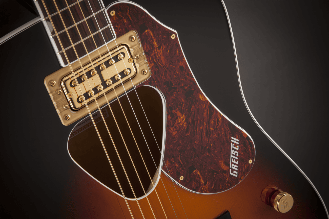 image showing Fideli'Tron pickups as fitted to the Gretsch G5034TFT Rancher