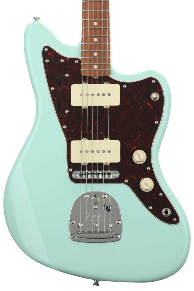 image showing Fender Vintera '60s Jazzmaster Modified finished in Surf Green
